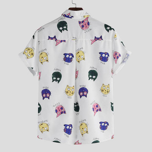 Mens's Slim Shirts Printed